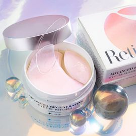 K-SECRET Advanced Regenerating Eye Gel Patches 60pcs (Retinol) / Vitamin C / Caffeine High-Potency Hydrogel Eye Patch for Wrinkles & Dark Circles _ Made in Korea